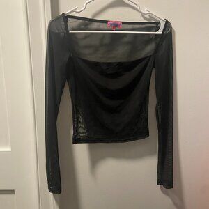 Edikted Marta Mesh Top